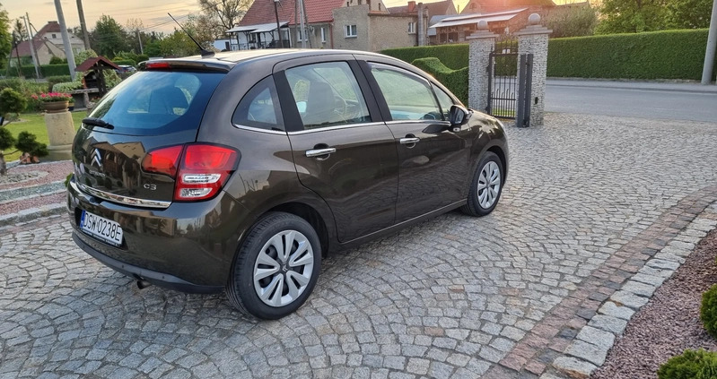 Citroen C3 cena 23800 przebieg: 123500, rok produkcji 2013 z Świdnica małe 379